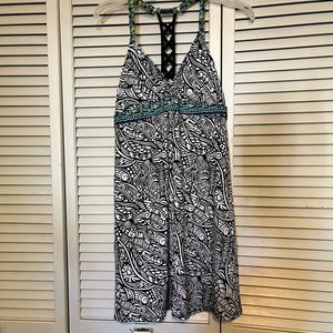 Title Nine black and white pattern dress